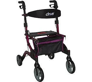 Purple Foldable Lightweight Rollator O651