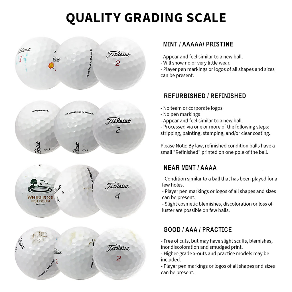 48 Pack White Mixed Golf Balls P211583