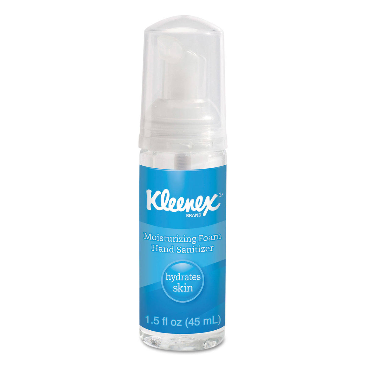 Moisturizing Foam Hand Sanitizer, 1.5 oz, Clear, 24/Carton D631025