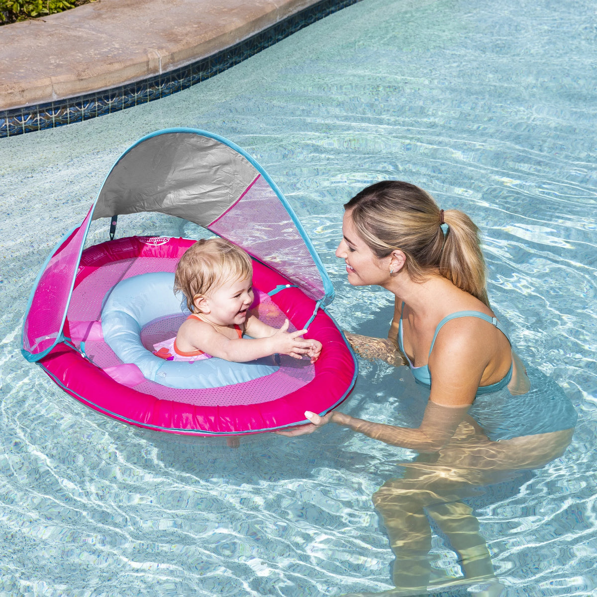 Pink Mermaid Unicorn Baby Spring Float S825
