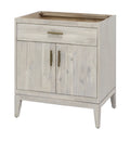 30" Free Standing Hardwood Vanity Cabinet Only Chalky White Z11823