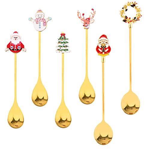 6 Pcs Stainless Steel Coffee Spoons K6310
