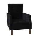 Fuchsia Fabric Armchair with Briar Smoke Legs N755643