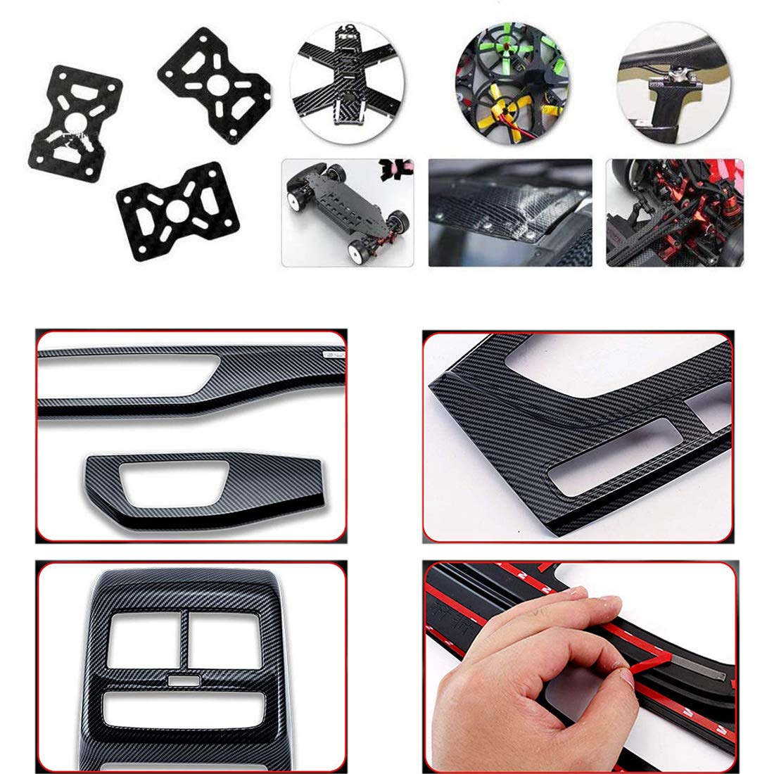 Carbon Fiber Sheets 3K Twill Matte Plate A1542