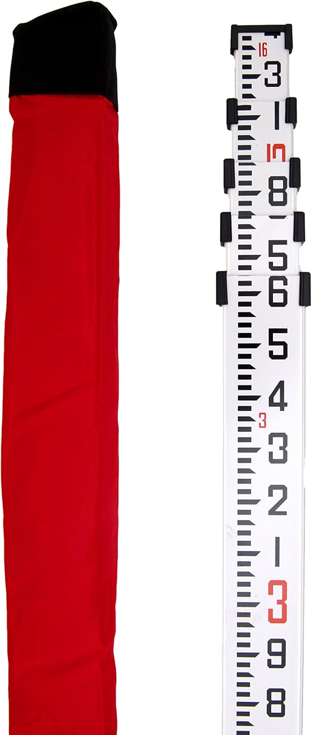 Dual Side Aluminum Telescopic Rod with Carrying Case 16FT Pack of 2 J4560