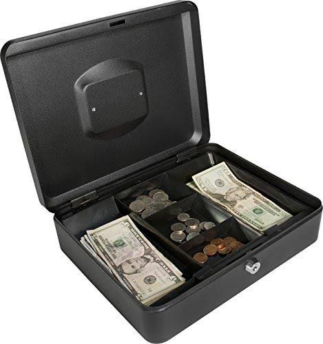 12-Inch Cash Box with Key Lock D49719