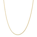 14kt Yellow Gold Diamond Cut Wheat Chain 24 inch Lobster Clasp G8600