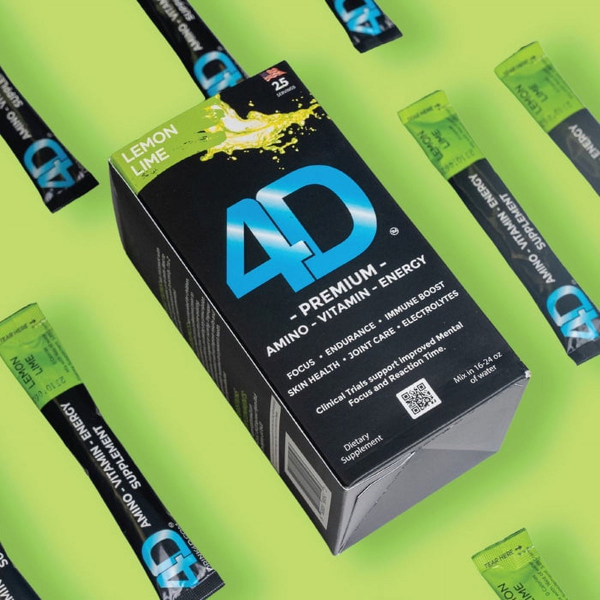 4D Lemon Lime 25 unit box J5511