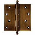Solid Brass Loose Pin Hinges Oil-Rubbed Bronze - 4 x 4 in. Y564