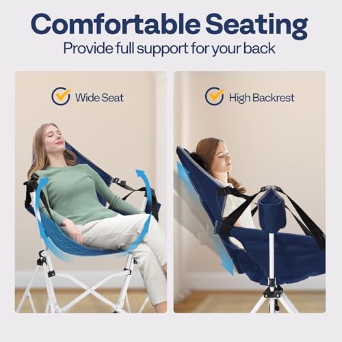 Hammock Camping Chair with Adjustable Pillow W88941