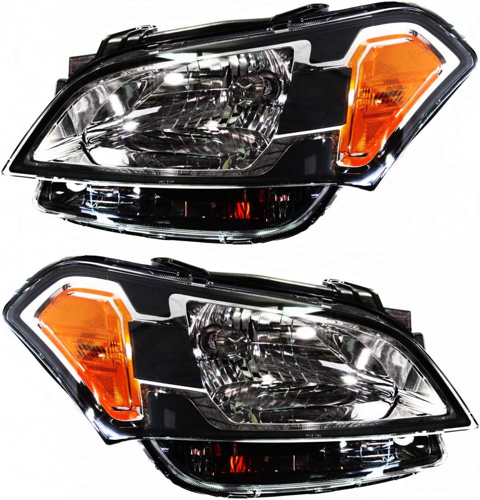 Headlight Assembly Pair for Kia Soul 2010 2011 Halogen G22832