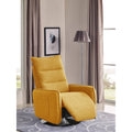 Yellow Swivel Reclining Lounge Chair V288250