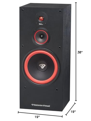 15" 3-Way Floor Speaker with 15" Woofer, 5 1/4" Mid Driver, 1" Soft Dome Tweeter P9656