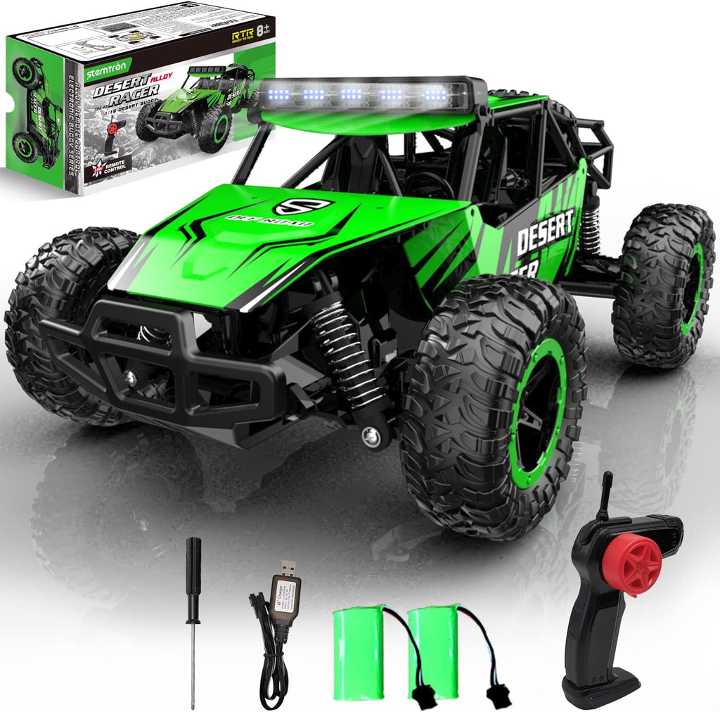Remote Control Car 1/16 Scale Off-Road Monster Truck Green L1776
