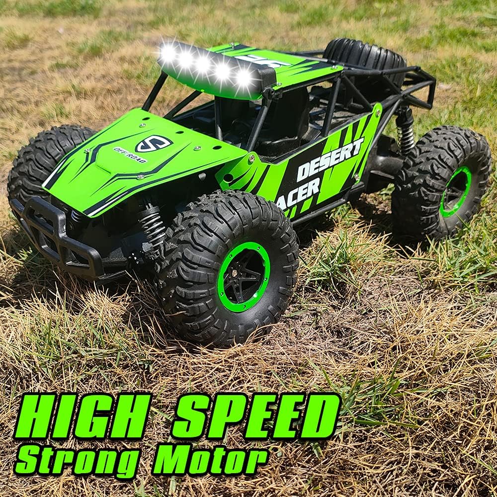 Remote Control Car 1/16 Scale Off-Road Monster Truck Green L1776