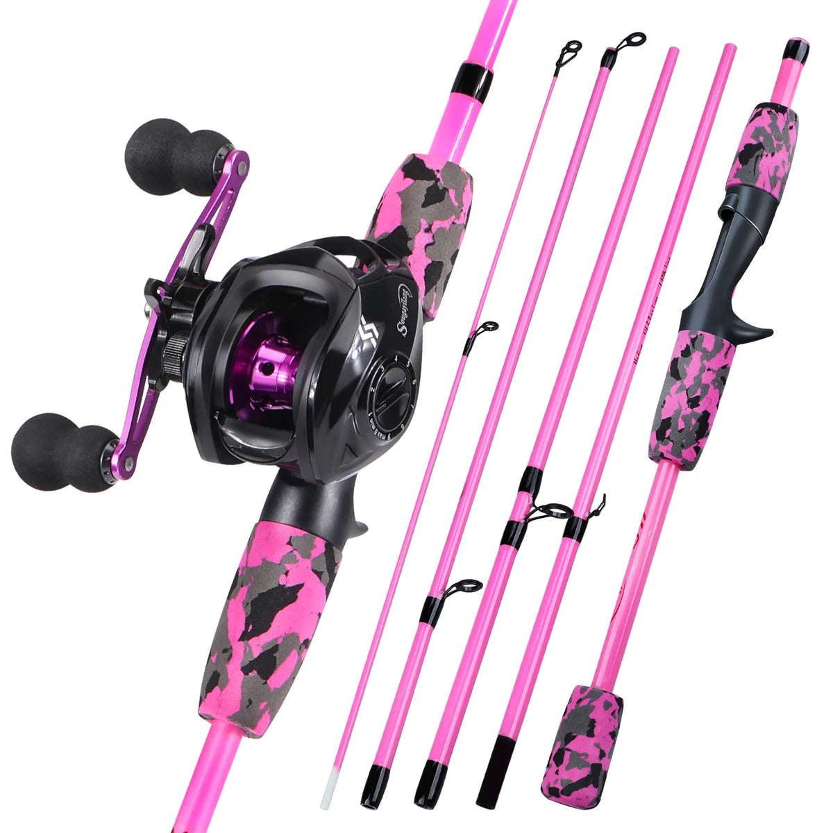 Casting Fishing Rod and Fishing Reel Combo W611157