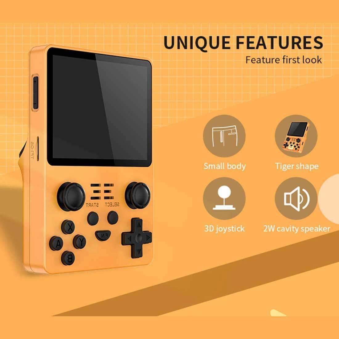 Handheld Retro Game Console (Blue, 64GB) M9136
