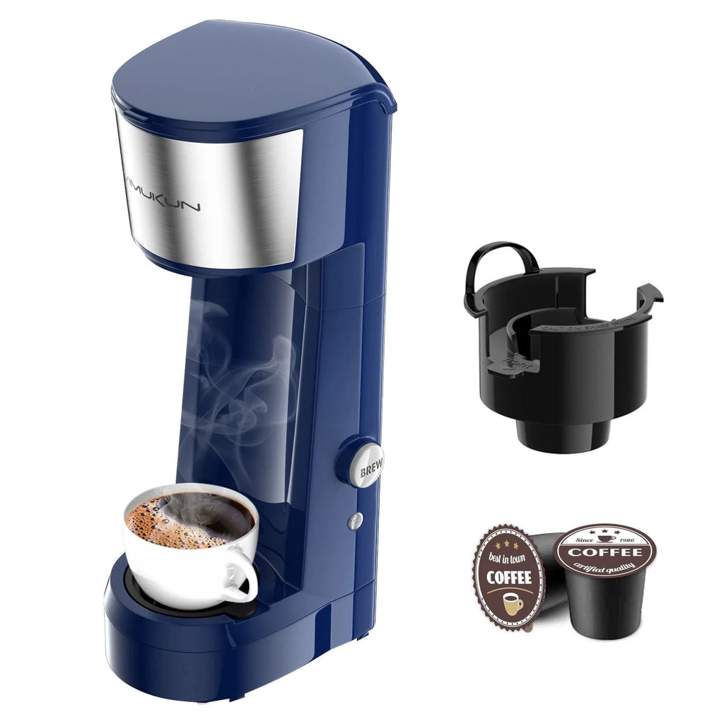 Single Serve Coffee Maker with 6 to 14oz Reservoir, Mini Size E39396