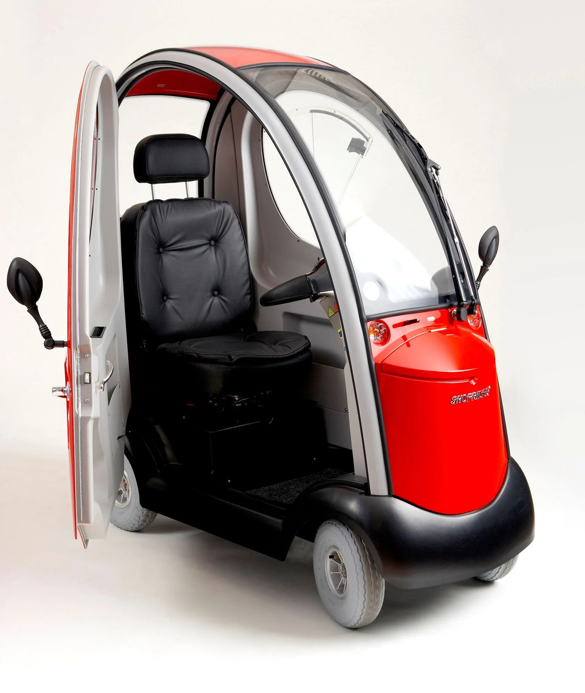 Blue Enclosed Cabin Mobility Scooter Y72826