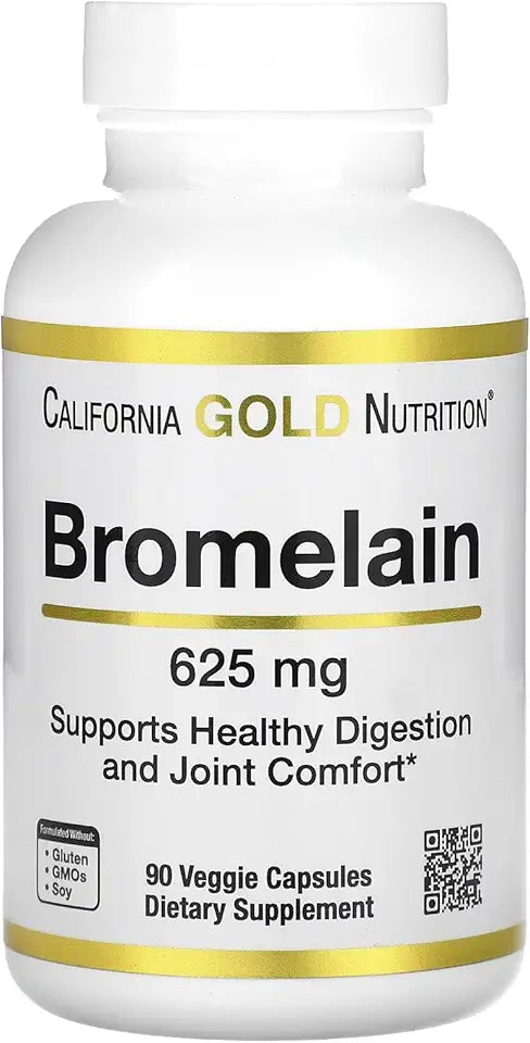 Bromelain 625 mg 90 Veggie Capsules G160374