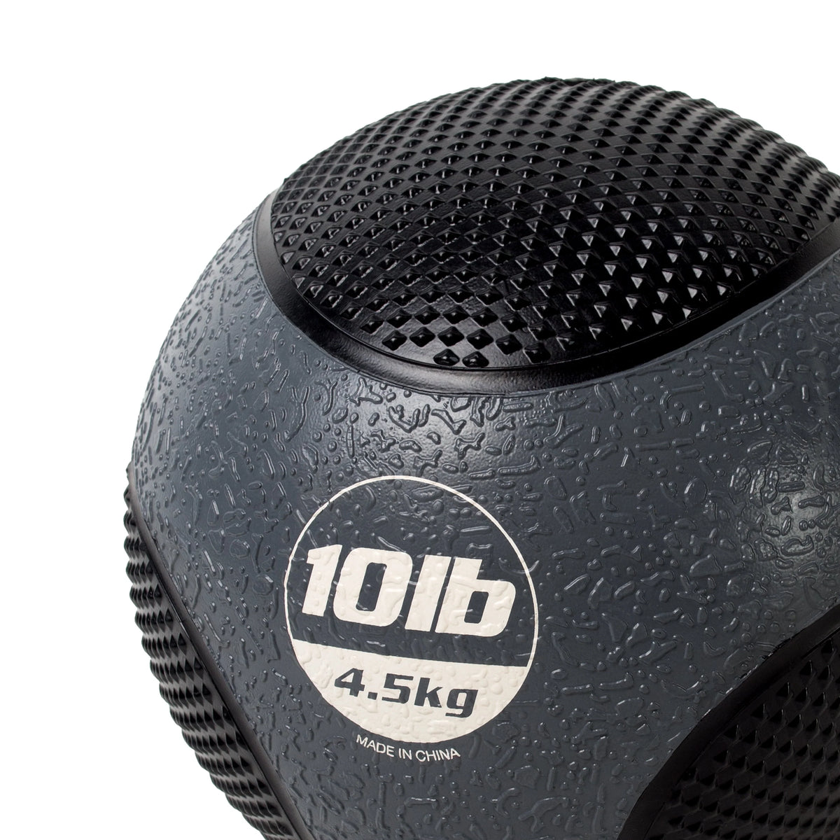 Weighted Rubber Textured Medicine Ball, 6 lbs F52176
