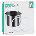 8Qt Stainless Steel Inner Pot N360916