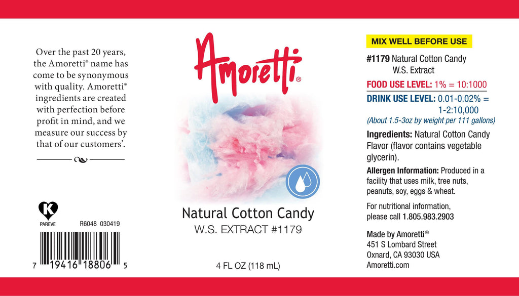 Cotton Candy Extract Water Soluble 8 lbs E105