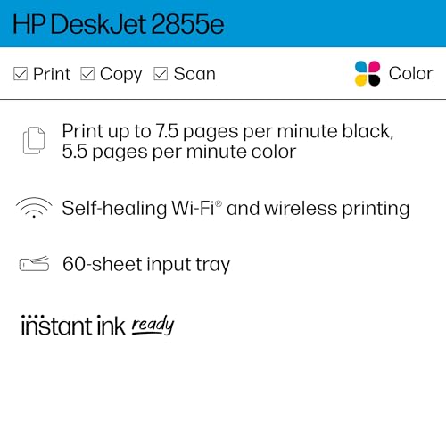 Wireless All-in-One Color Inkjet Printer, Scanner, Copier B942488