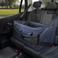 Deep Blue Pet Car Booster Seat with 2 Safety Leashes A3000