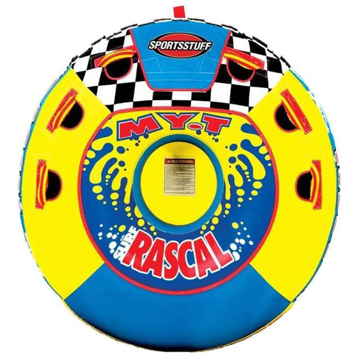 1-Person Tube Towable with 12V Portable Air Pump Z8072