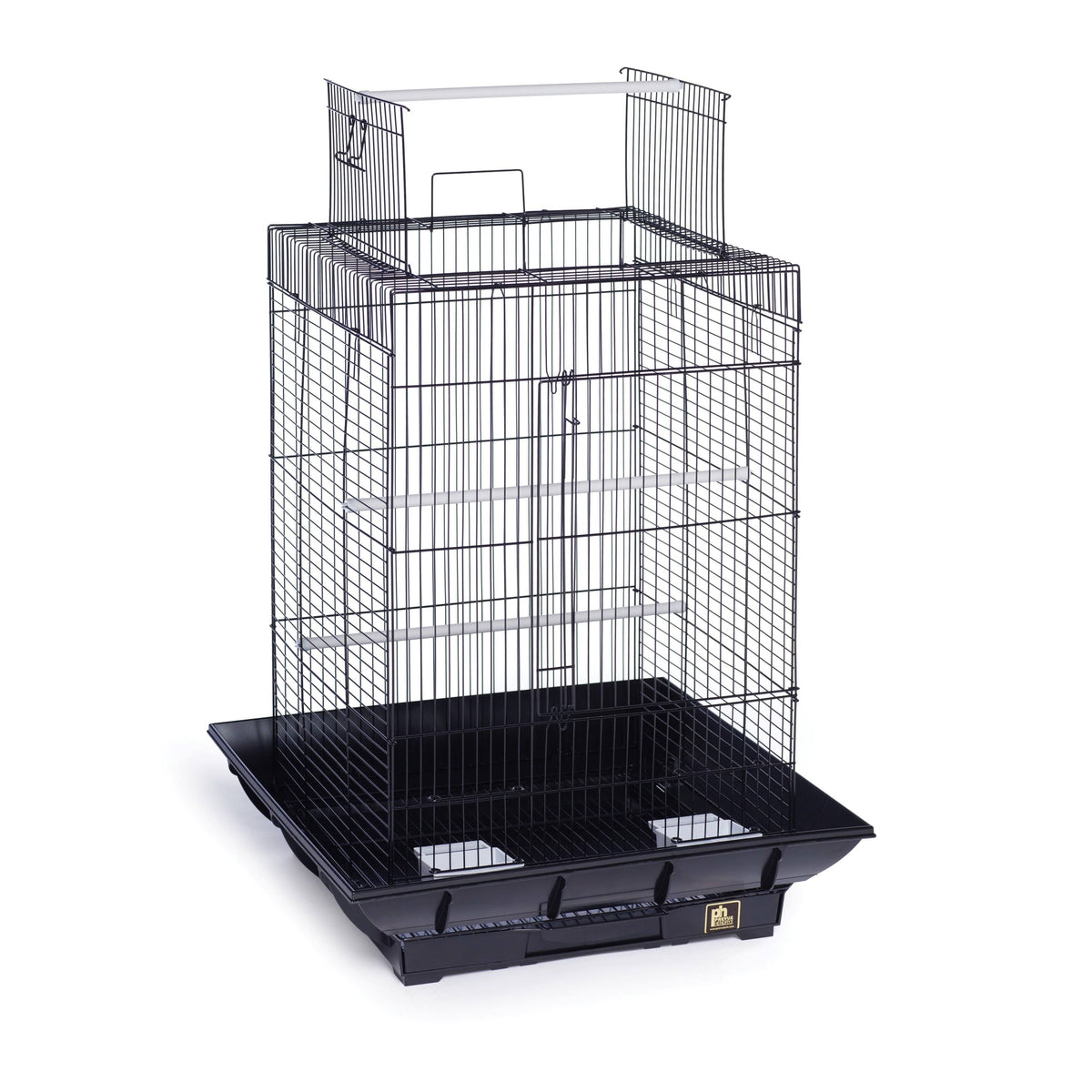 White Play Top Bird Cage A7613