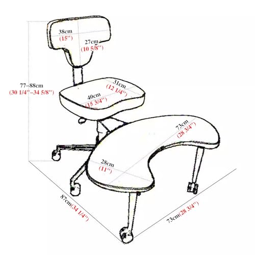 Black Swiveling Meditation Chair with Back Support S765606