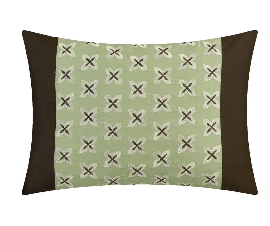 Queen 10 Pieces Green Bed In A Bag E1843
