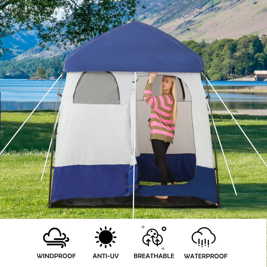 Camping Shower Tent with Floor M669354