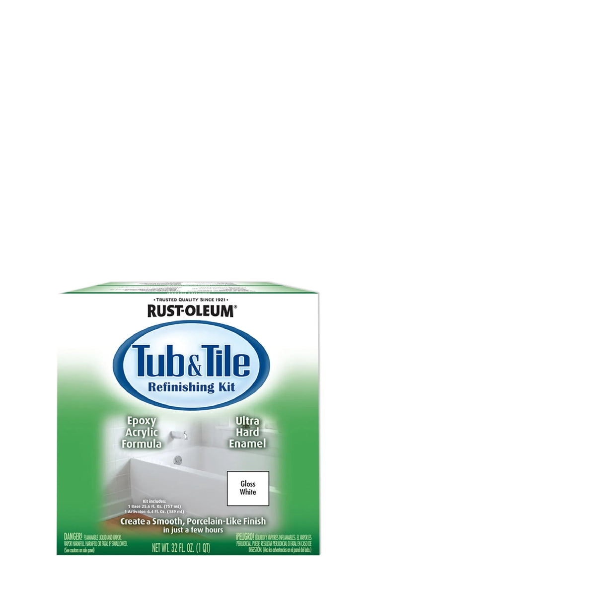 White Gloss Tub & Tile Refinishing Kit O463316