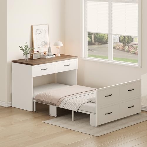Twin Size Murphy Bed with Mattress Included F818607