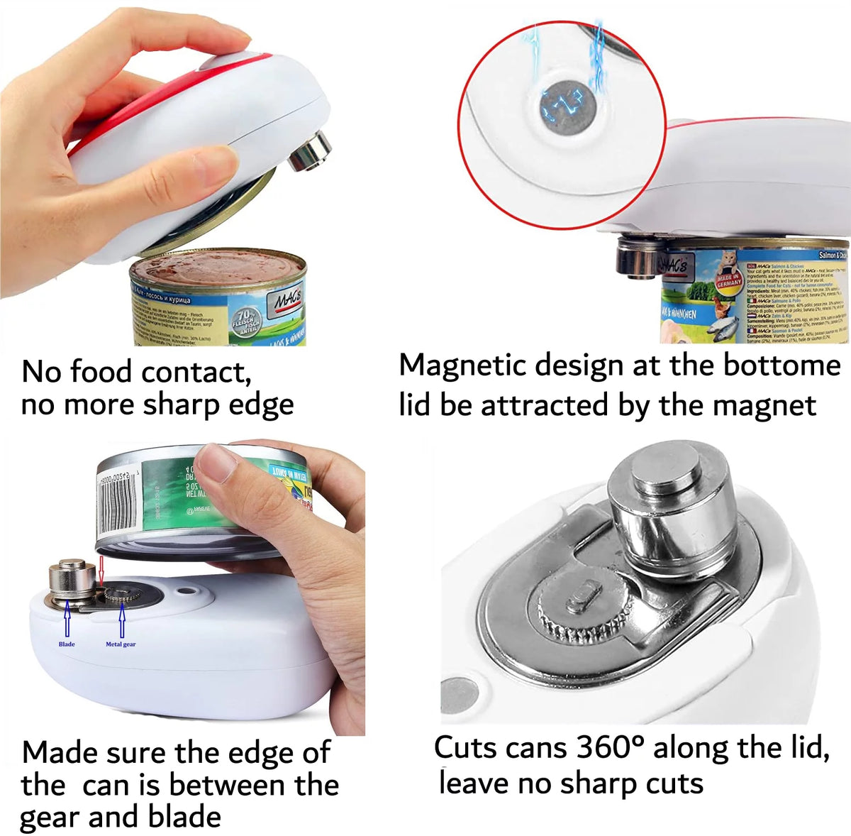 Electric Can Opener, Battery Operated G778322