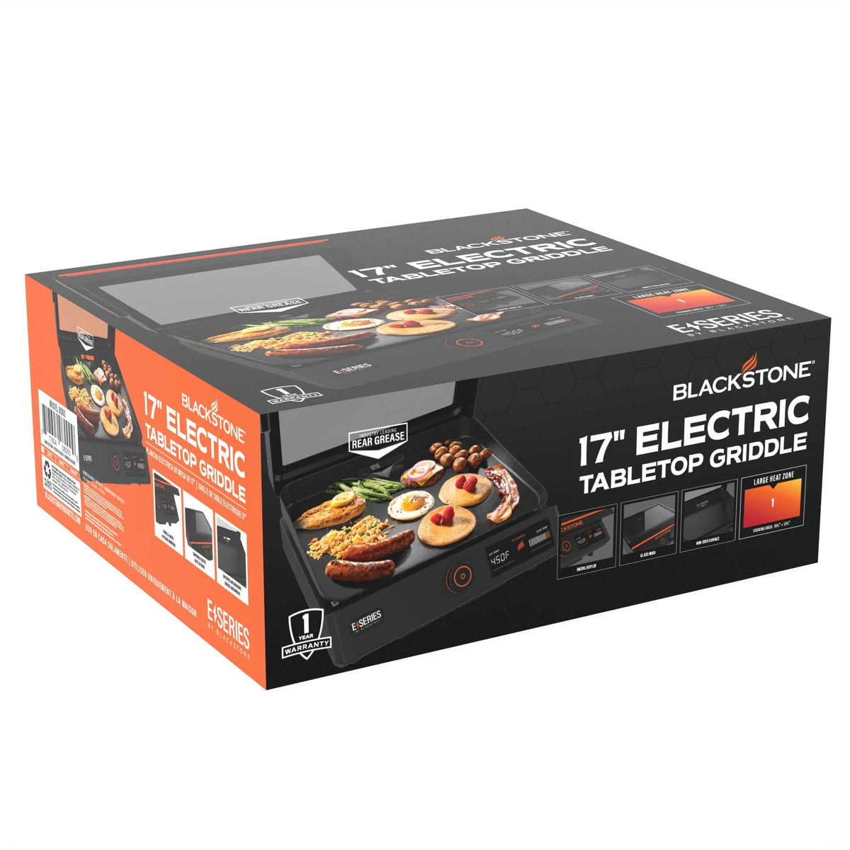 17 Electric Tabletop Griddle with Hood L5547