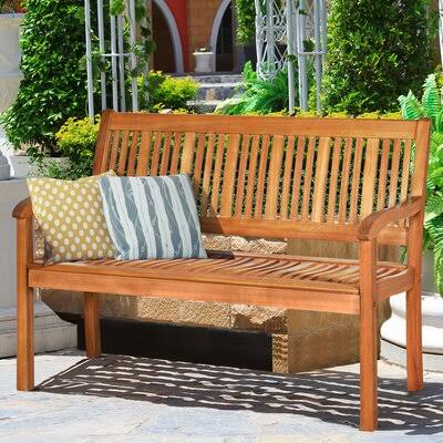 2 Person Wooden Garden Bench J7022