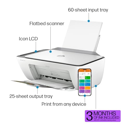 Wireless All-in-One Color Inkjet Printer, Scanner, Copier B942488