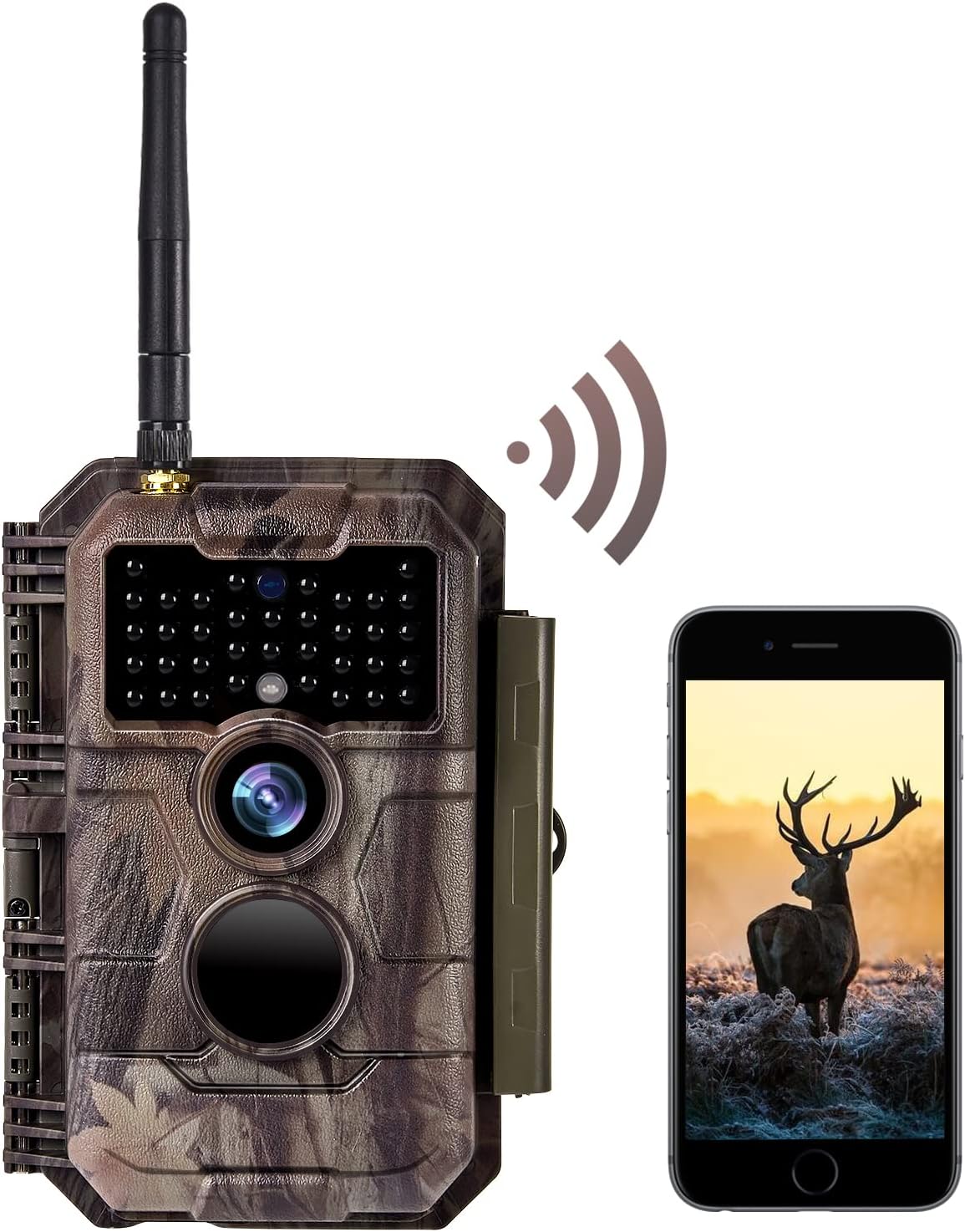 32MP 1296P Wireless Trail Camera with Night Vision Z93663