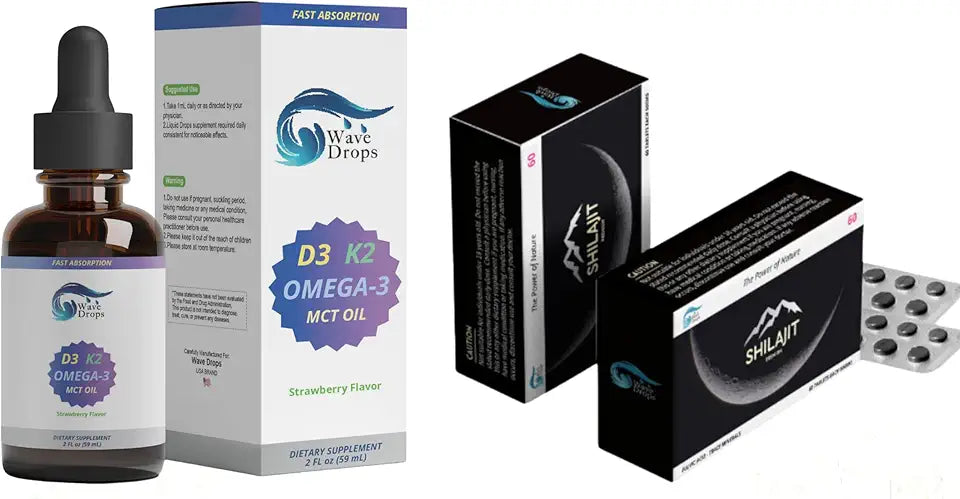 Shilajit Tablets + D3K2 Vitamin X72661