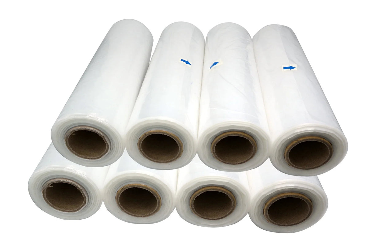 11" x 19" Clear LDPE Flat Poly Bag Roll 1.25 mil 8 Roll P23773