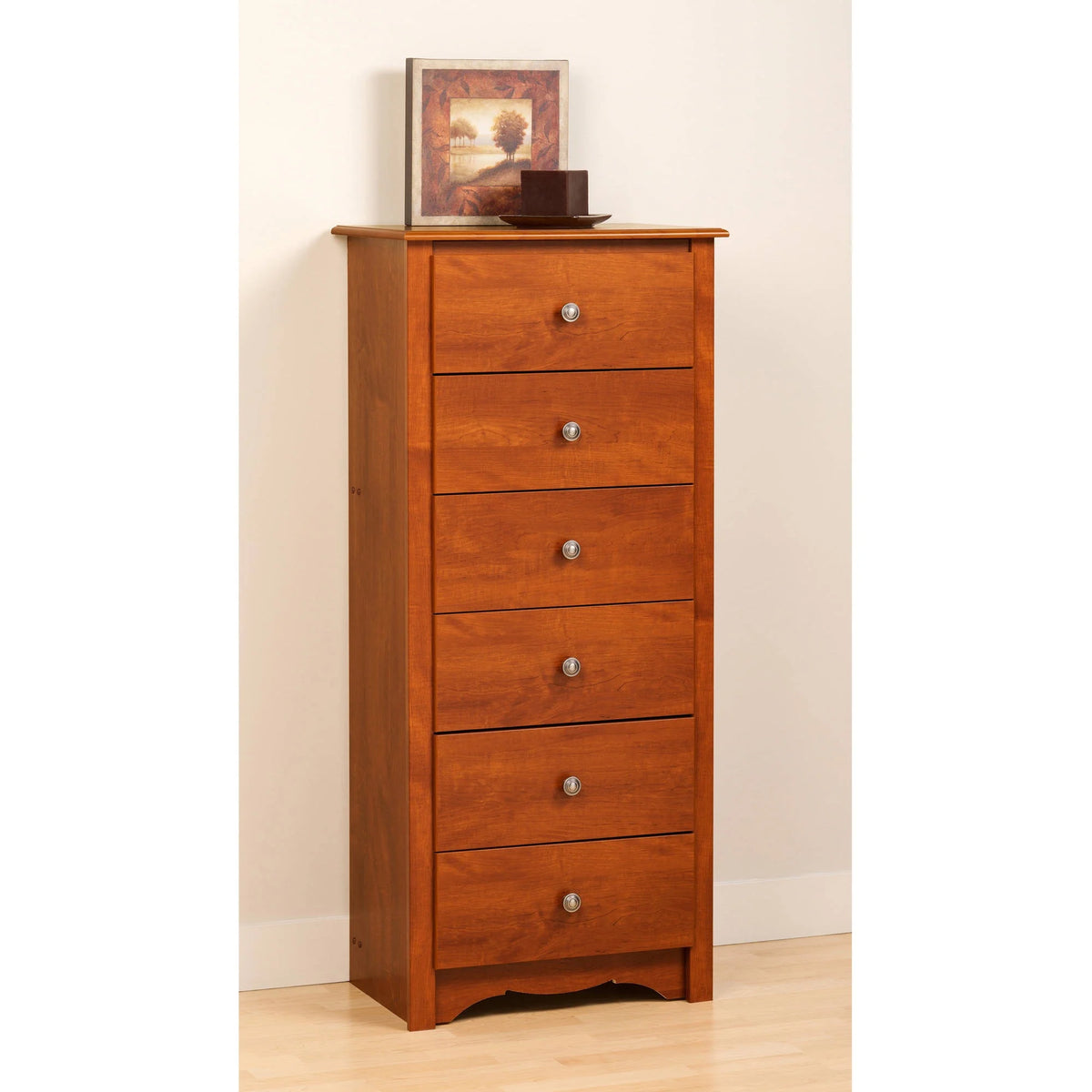 Cherry 6 Drawer Chest T297