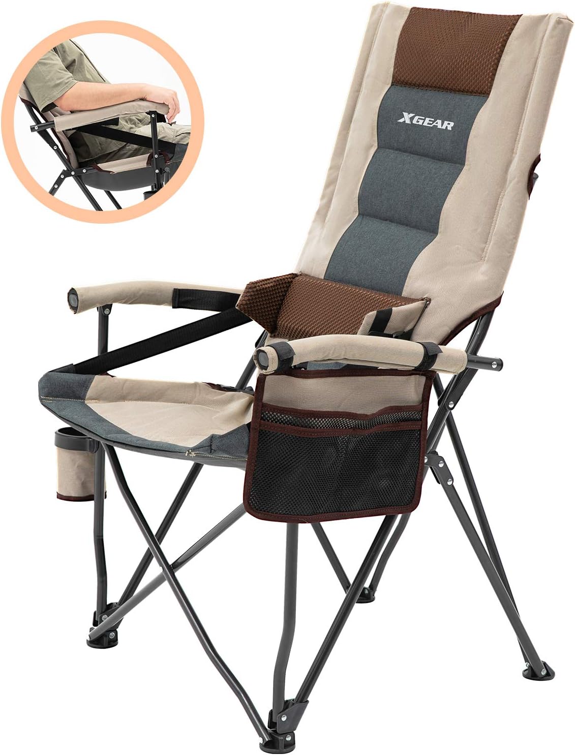 Padded Folding Camping Chair E786220
