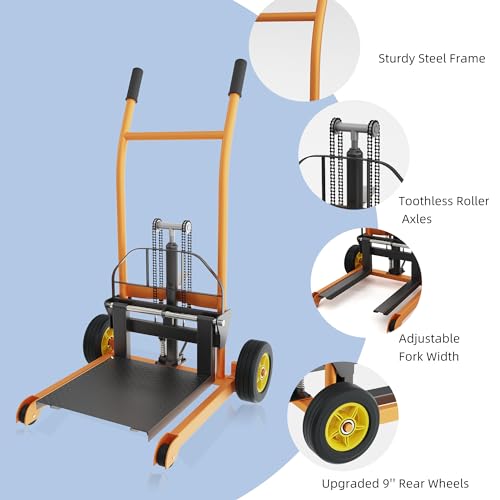 450 lbs Manual Winch Pallet Lift Truck with 36" Max Lift X431
