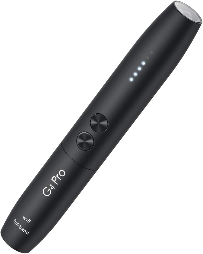 Anti Spy Bug Camera Detector Portable Pen Shape 5 Levels Sensitivity D604