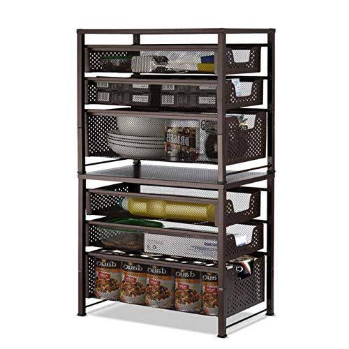 Bronze 3 Tier Sliding Cabinet Organizer P803