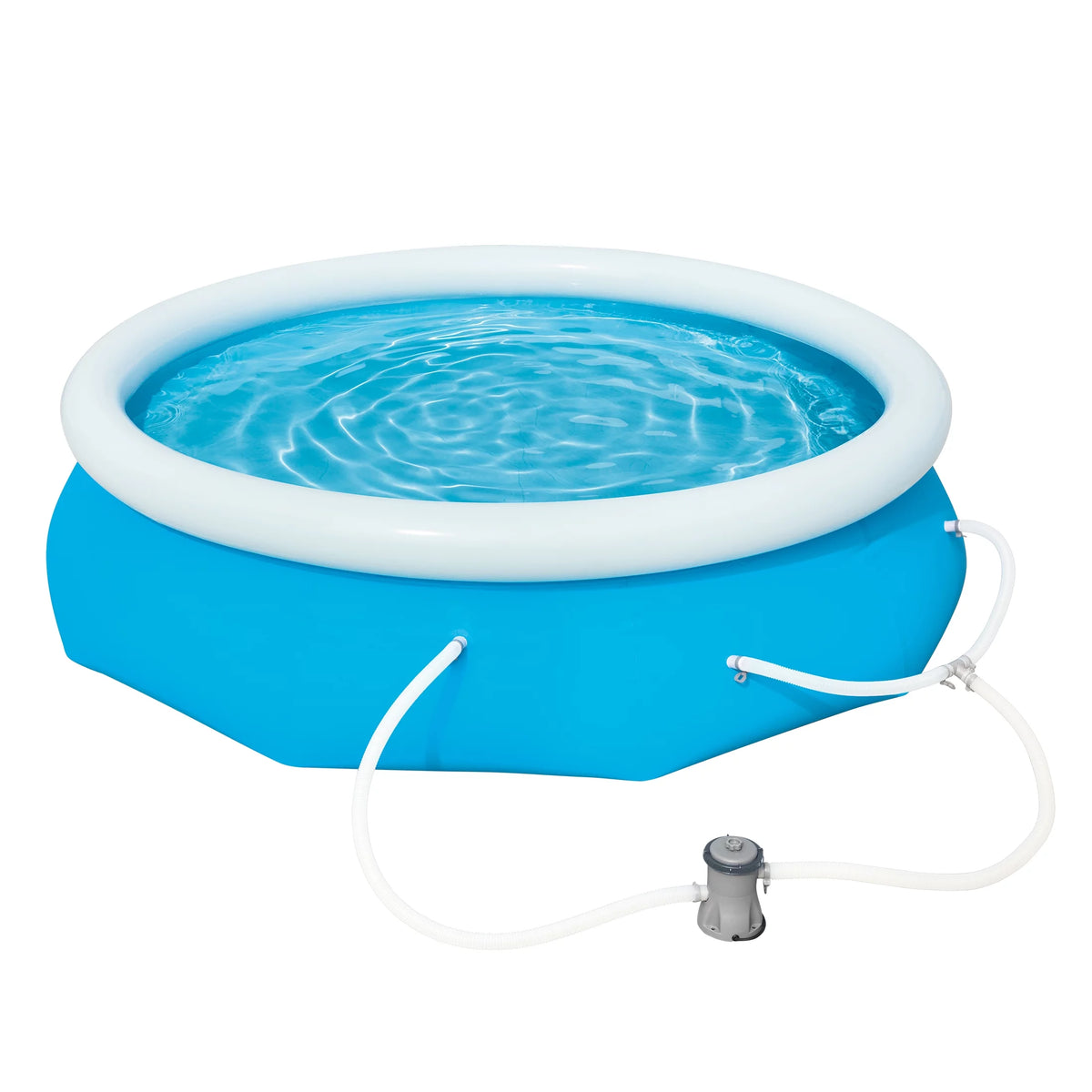10' x 30" Round Inflatable Above Ground Pool Set E68971