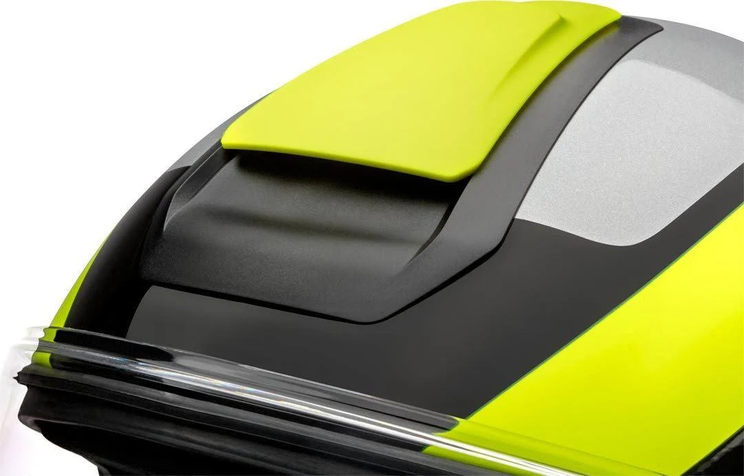 Yellow Motorcycle Helmet B82389